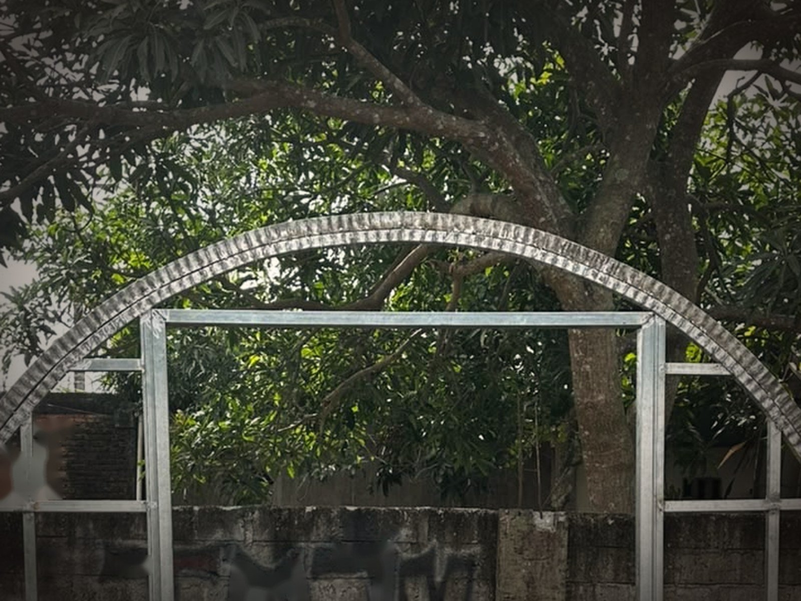 Arched Villa Gate