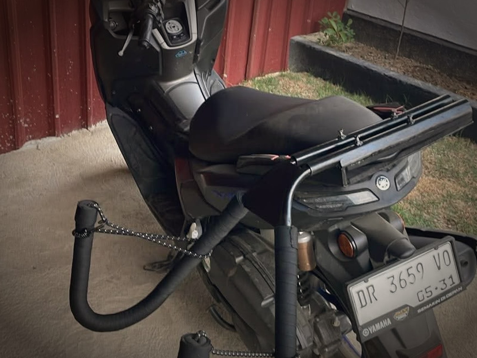 Surfboard Rack — Scooter Mount
